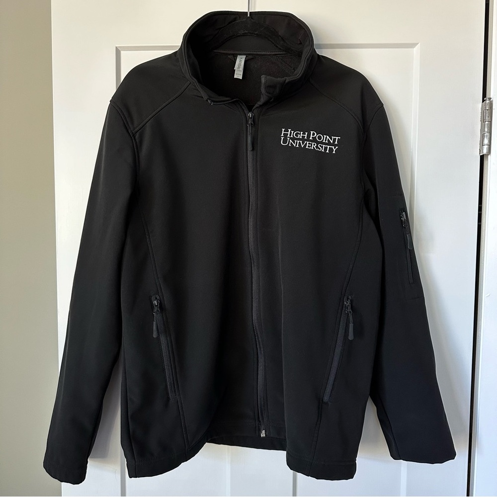 High Point University HPU Black Kariban Size L All-Weather Fleece Lined Jacket